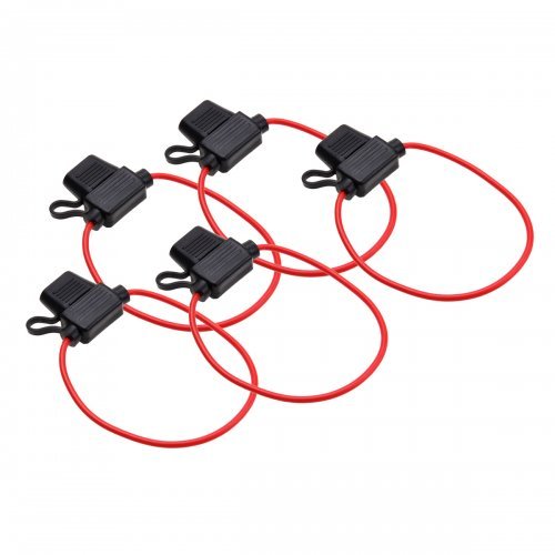 5x Waterproof In Line Standard Blade Fuse Holder Car Boat - M Size